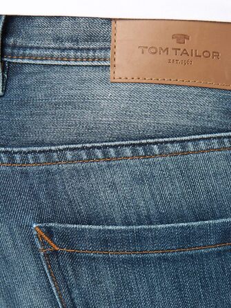 Чоловічі джинси Tom Tailor Josh Regular Slim зі стрейчем, Mid Stone Wash Denim, 34W/36L