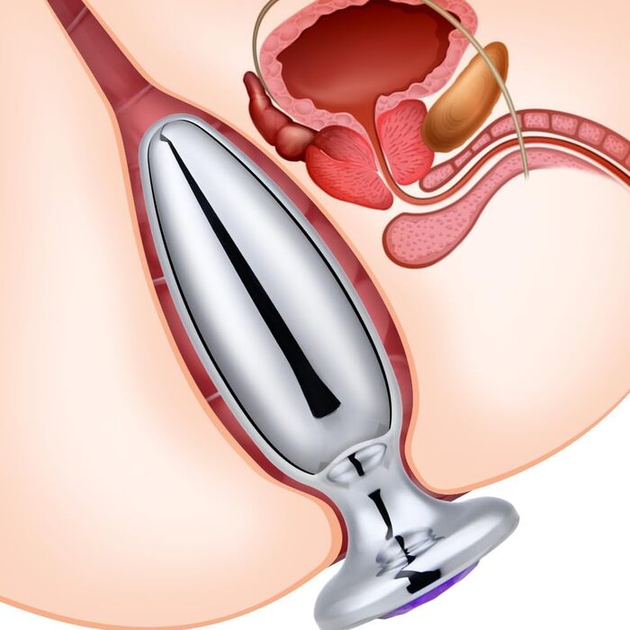 Анальний плагін з нержавіючої сталі з кулями для анусу - SM іграшка для жінок, пар, чоловіків