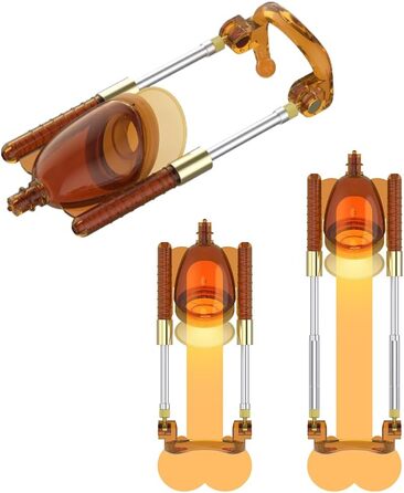 Набір для збільшення пеніса Hmxseu: вакуумна помпа з 3 манжетами, екстендер, стрітчер. Для чоловіків.