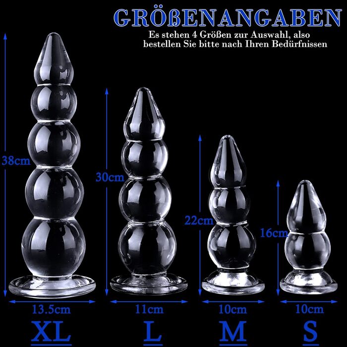 Анальний секс-іграшка BDSMYOU: розширювач ануса, 38 см, з присоскою, для пар та індивідуального використання