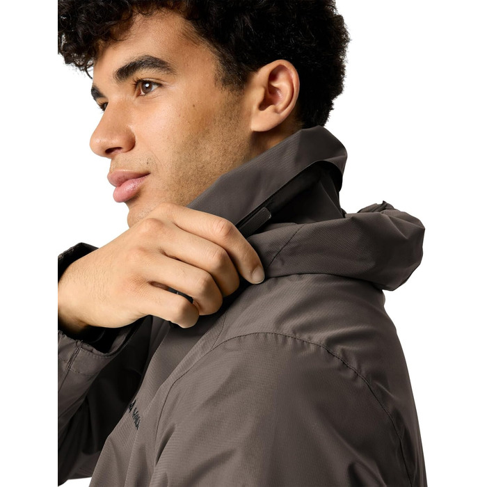 Чоловіча вітро- та водонепроникна куртка VAUDE Escape Light Jacket, дихаюча легка куртка для дощу (XXL, deer brown)