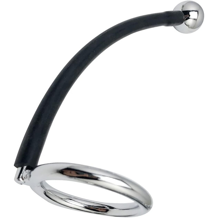 Анальний кільцевий масажер для чоловіків з 3 кульками, з нержавіючої сталі (180г/230г/290г), SM-іграшка, тренажер для пеніса, вага яєчок, розтягувач яєчок