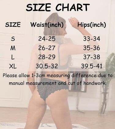 6 пар жіночої білизни Freche Unterwäsche ixcolor: мереживні труси-бікіні, безшовні, дихаючі, м'які, сексуальний хіпстер, розмір M, колір C