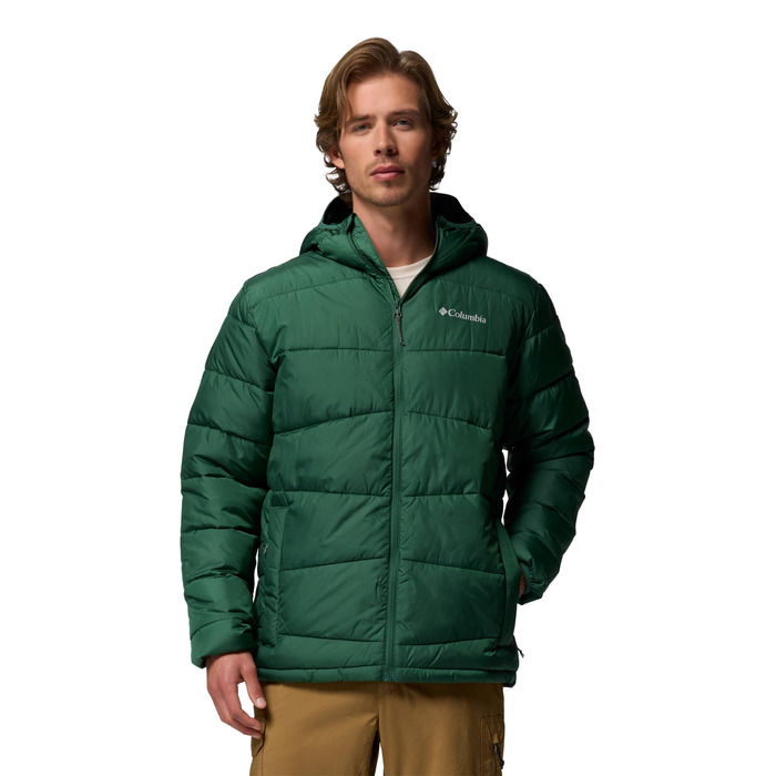 Чоловіча утеплена куртка-пуховик Columbia Fiveile Butte™ II з капюшоном, Rain Forest, розмір XL