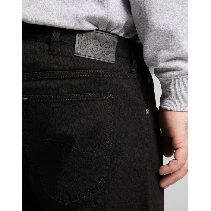 Чоловічі джинси LEE Regular Straight Fit Daren Zip Fly, темно-сірі (Very Dark Stone)