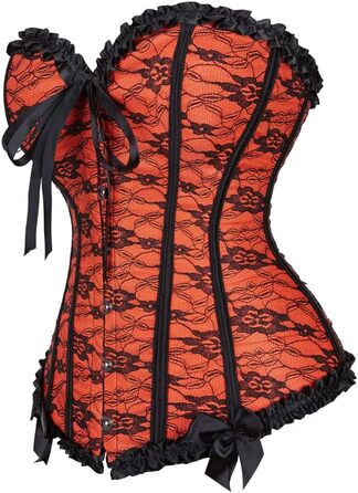 Корсет-корсет Grebrafan для жінок, апельсиновий (36-38)