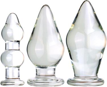 Скляний анальний плагін Hrekssi XXL: діаметр 45/75/80 мм, плагін для ануса, скляний дildo, іграшки для дорослих для чоловіків та жінок