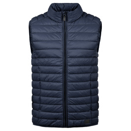 Чоловічий стібаний жилет BLEND BHNille Outdoor темно-синього кольору, розмір L