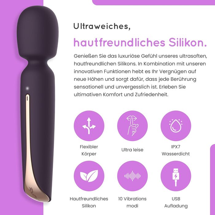 Вібратор для жінок: набір сексуальних іграшок, ліловий, тихий, для соло