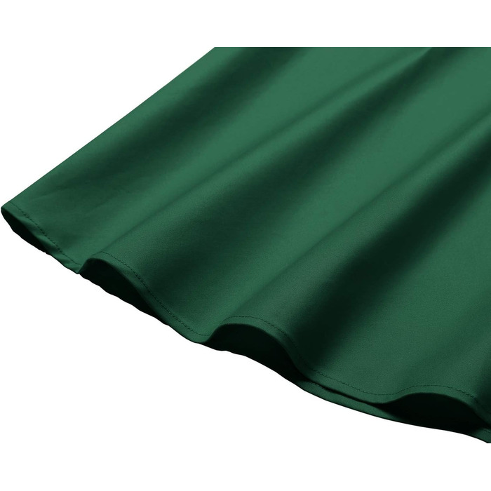 Сукня в стилі 1950-х, ретро-коктейльна, рокабілі, Bbonlinedress, темно-зелена, V-подібний виріз, спідниця-сонце, вечірня, для вечірок