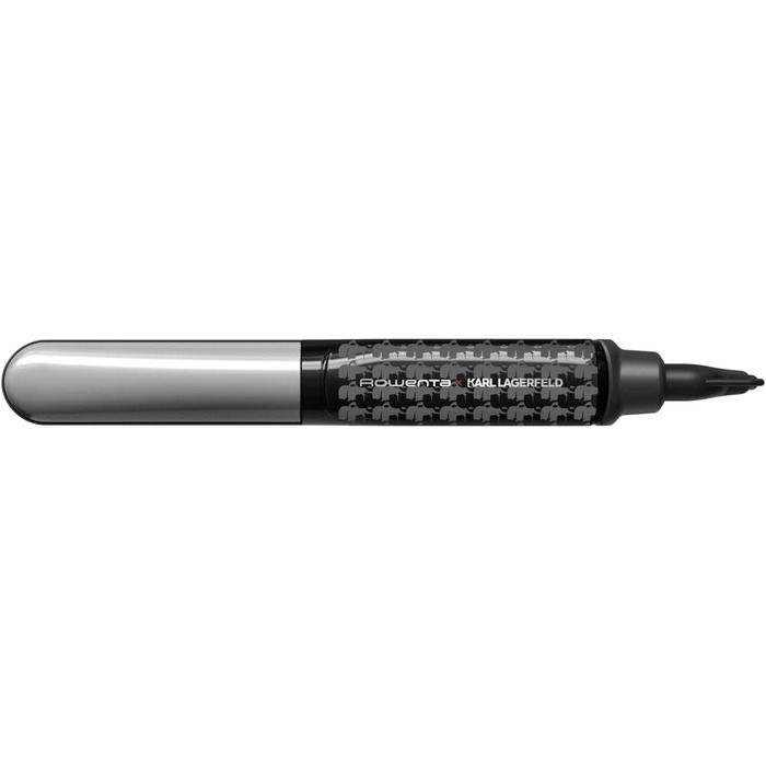 Випрямляч для волосся Rowenta Thermoglide SF5120 з керамічним покриттям, регулюванням температури та обертовим шнуром, чорно-сріблястий