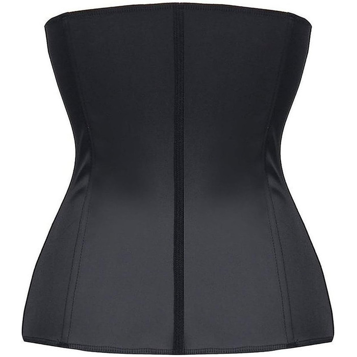 Корсет YIANNA для жінок: корегує та підтягує живіт, латекс, з 9 сталевими кісточками, чорний