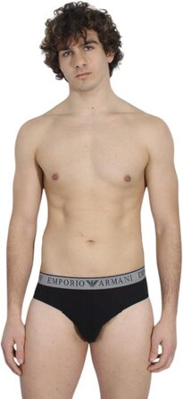Слип Emporio Armani (2 шт.) (L, Чорний/Білий)