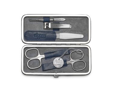 Манікюрний набір nippes Solingen Vintage, 7 предметів, натуральна шкіра корови, Made in Germany