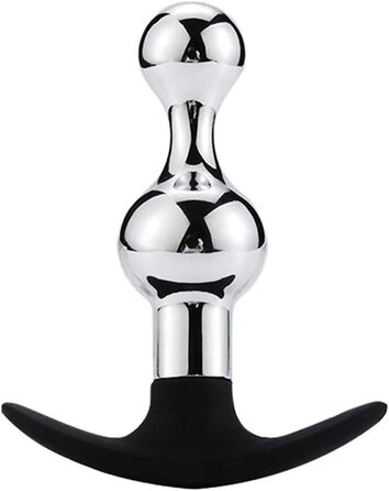 Анальний дildo з нержавіючої сталі для дорослих. Іграшки для БДСМ, анальний секс. Підходить для жінок та чоловіків.