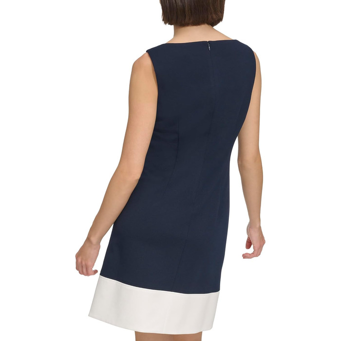 Сукня Tommy Hilfiger жіноча кольорова, міді, з креп-шифону, Sky Captain/Бежевий