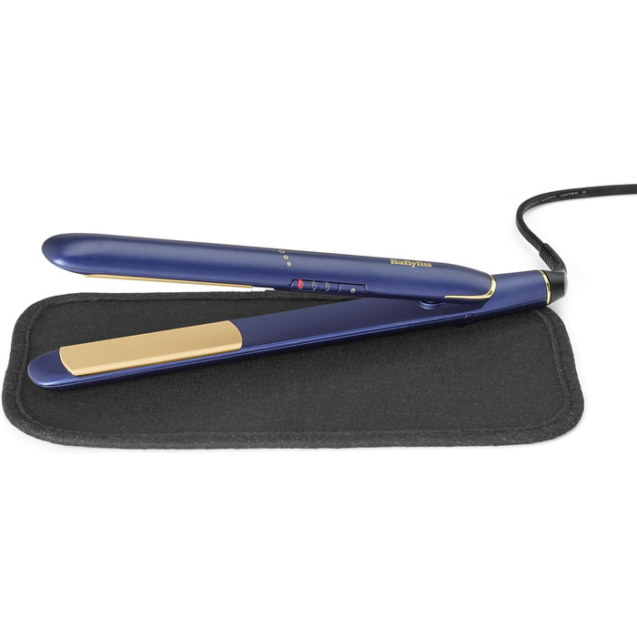 Випрямляч для волосся BaByliss Midnight Luxe 2516PE з титаново-керамічним покриттям, 3 режими температури до 235°C, швидкий нагрів