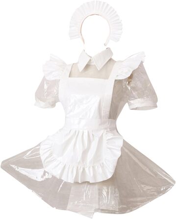 Прозоре плаття-сіточка з PVC для дорослих, костюм, 3XL