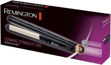 Випрямляч для волосся Remington Ceramic Straight S3500 з кераміко-турмаліновим покриттям, чорний