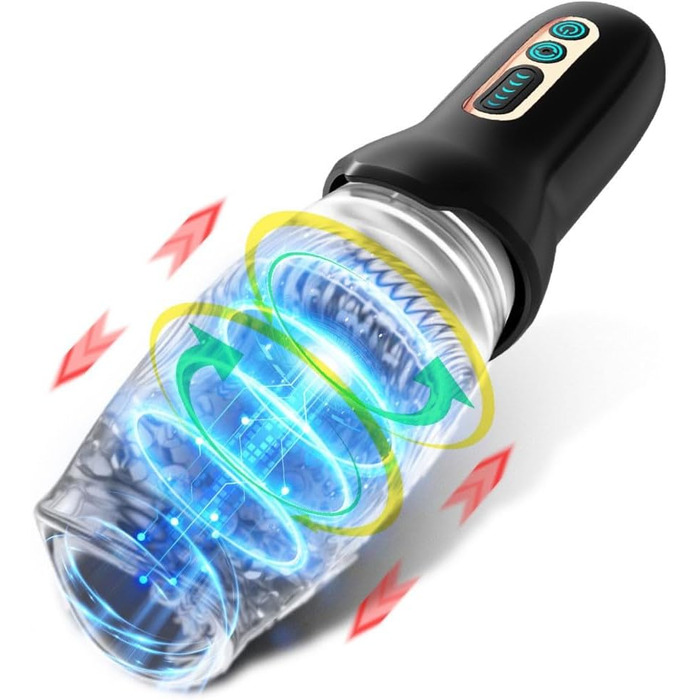 Портативний тренажер для фітнесу для чоловіків, інтелектуальна ротація, мультичастотний