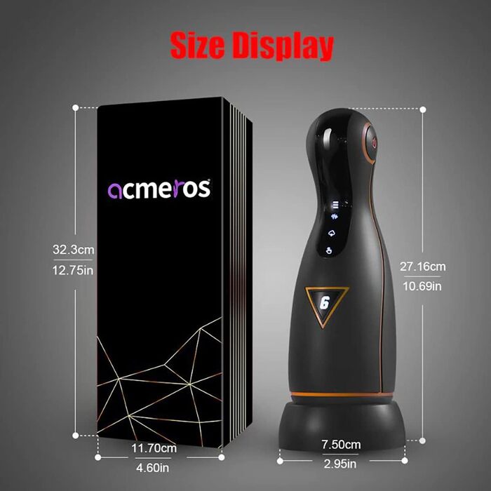 Електричний статевий аксесуар JFRong з нагріванням 45°, тиха вібрація, автоматичний мастурбатор з 4 режимами Blowjob, 6 вібраційними режимами, для чоловіків (білий)