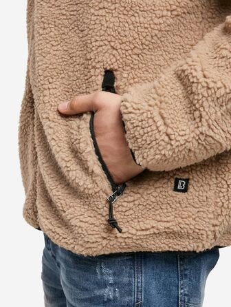 Чоловіча робоча куртка Brandit Teddyfleece Worker Jacket, колір Camel, розмір M