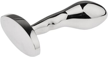 Анальний дildo з нержавіючої сталі, 3 розміри (S/M/L), вигнутий, для чоловіків та жінок, анальний масажер, SM іграшка, сріблястий