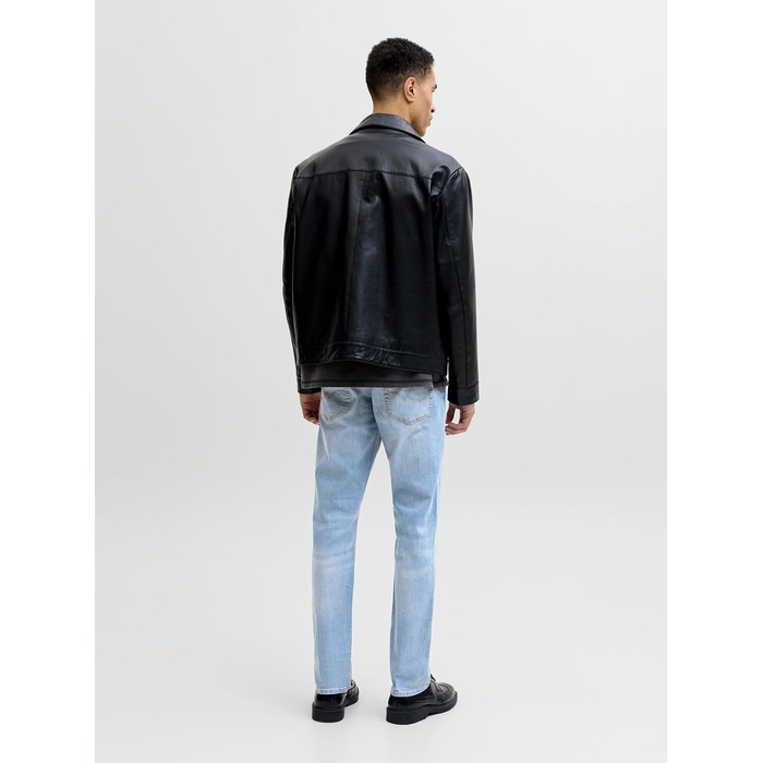 Чоловічі джинси Slim Fit Jack & Jones JJIGLENN JJORIGINAL SQ 330 NOOS, синій денім, 32W/32L