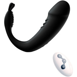 Секс-іграшка для жінок Silikon Vibrierendes Ei з пультом керування - віброяйце, вібратор для вагінального та кліторального масажу (Чорний)