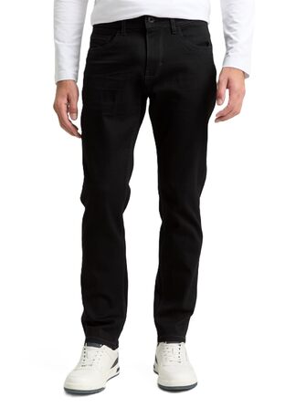 Чоловічі джинси Tom Tailor TTJOSH Regular Slim зі стрейчем, чорні (Black Denim), 34W / 32L
