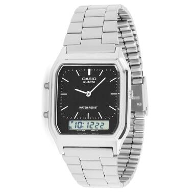 Наручний годинник Casio Collection Unisex Retro (Сріблястий/Чорний)