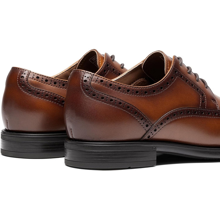 Чоловічі шкіряні туфлі Bruno Marc Brogue Wingtip світло-коричневого кольору, розмір 44 EU