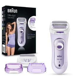 Електрична бритва для жінок Braun Silk-épil LS 5560, бездротовий жіночий тример з 3 насадками