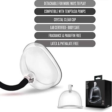 Електричний масажер для клітора та вагіни, вакуумний стимулятор, USB, чорний