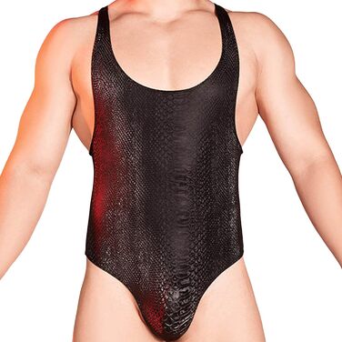 Манкіні Borat для чоловіків: сексуальна танга, V-подібний виріз, пляжний кінькіні, подарунок, спідня білизна, костюм Санти для Хелловіну та Різдва, універсальний розмір (темно-сірий)