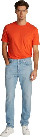 Чоловічі прямі джинси Tommy Hilfiger Denton Denim (колір Heron Blue), розмір 36W / 34L