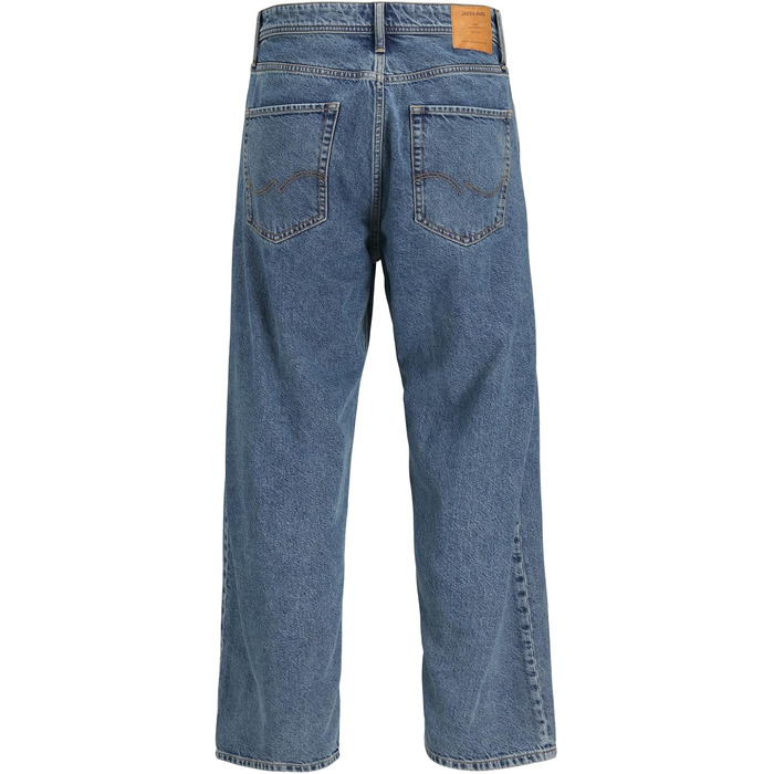 Чоловічі джинси Jack & Jones JJIALEX Baggy Fit синього кольору, денім