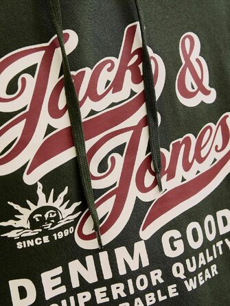 Чоловічий худі з капюшоном Jack & Jones з логотипом, розмір L