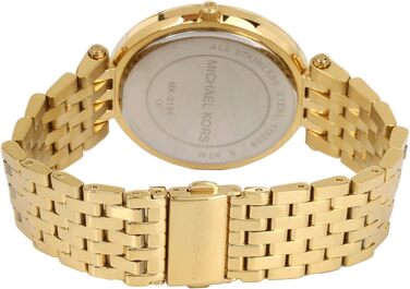 Жіночий годинник Michael Kors Darci золотистого кольору, кварцовий механізм, сталевий браслет, 39 мм