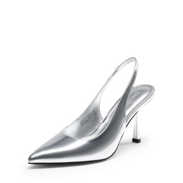 Жіночі туфлі-човники Dream Pairs із закритим носком, сріблясті, розмір 40.5 EU