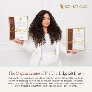 Щітка для визначення та підйому кучерів Bounce Curl Define EdgeLift (бірюзова/рожева)
