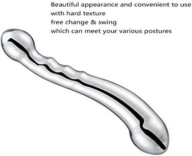 Анальний плаг Doppelkopf з металу, стимулятор G-точки, для чоловіків та жінок, 680г, 1 шт.