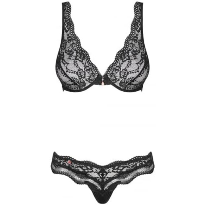 Бюстгальтер жіночий Obsessive M818, S-M, чорний