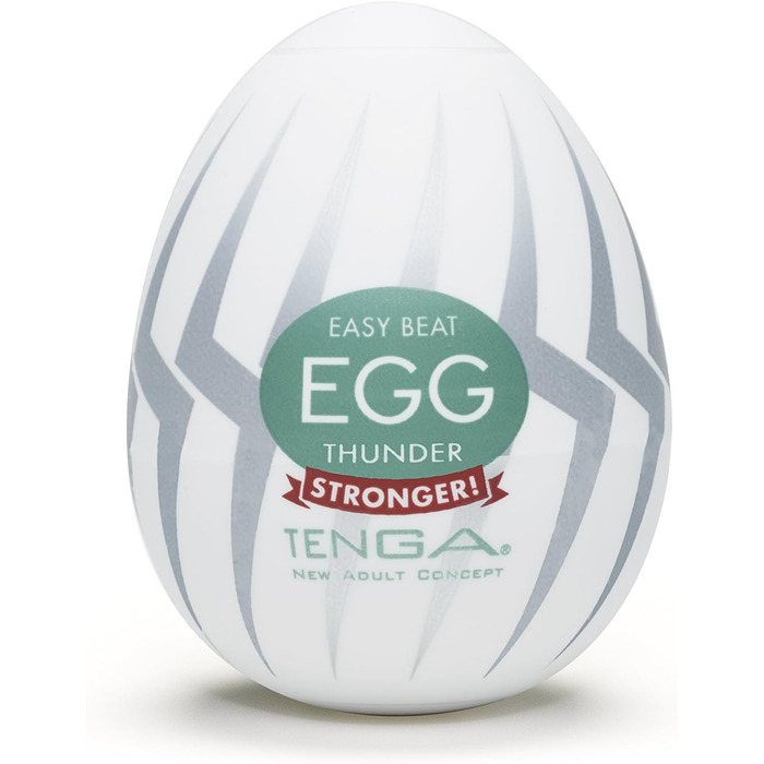 TENGA Eier Thunder - одноразові мастурбатори для чоловіків, 6 шт. (прозорі)
