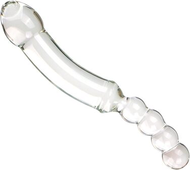 Анальний масажер Hrekssi Glas Dildo 4 шт. - скляний плуг, стимулятор G-точки, для пар, чоловіків та жінок