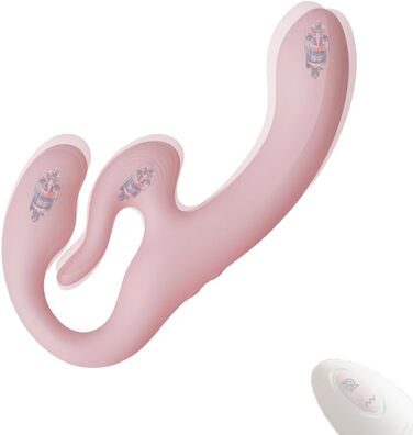 Вібратор для пар Jixaxe Doppelkopf з реалістичного силікону, 5 режимів, пульт дистанційного керування, стимулятор G-точки та клітора, секс-іграшка для жінок та лесбійок