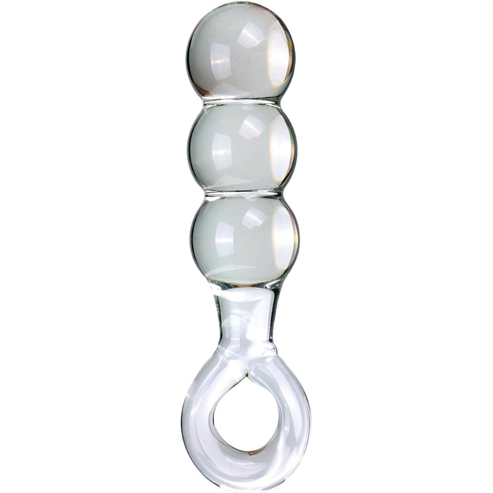 Великий скляний дилдо Soarvlorfy 50 мм: анальні кульки, масаж G-точки, простати, для жінок