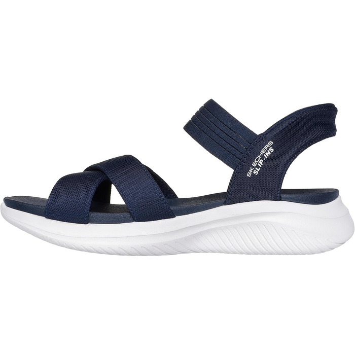 Жіночі сандалії Skechers Ultra Flex 3.0 Never Netter Hands Free Slip-ins, темно-сині (Navy), розмір 38 EU