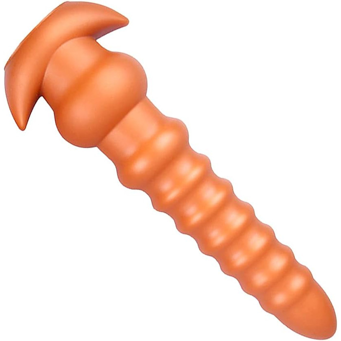 Анальний плаг Roluck з рідкого силікону з вузькою основою – іграшка для дорослих