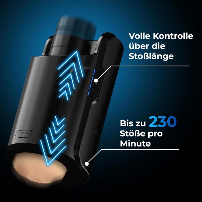 KIIROO Keon - Автоматичний мастурбатор для чоловіків з інтерактивним контентом FeelMe AI, до 230 імпульсів/хв, бездротовий